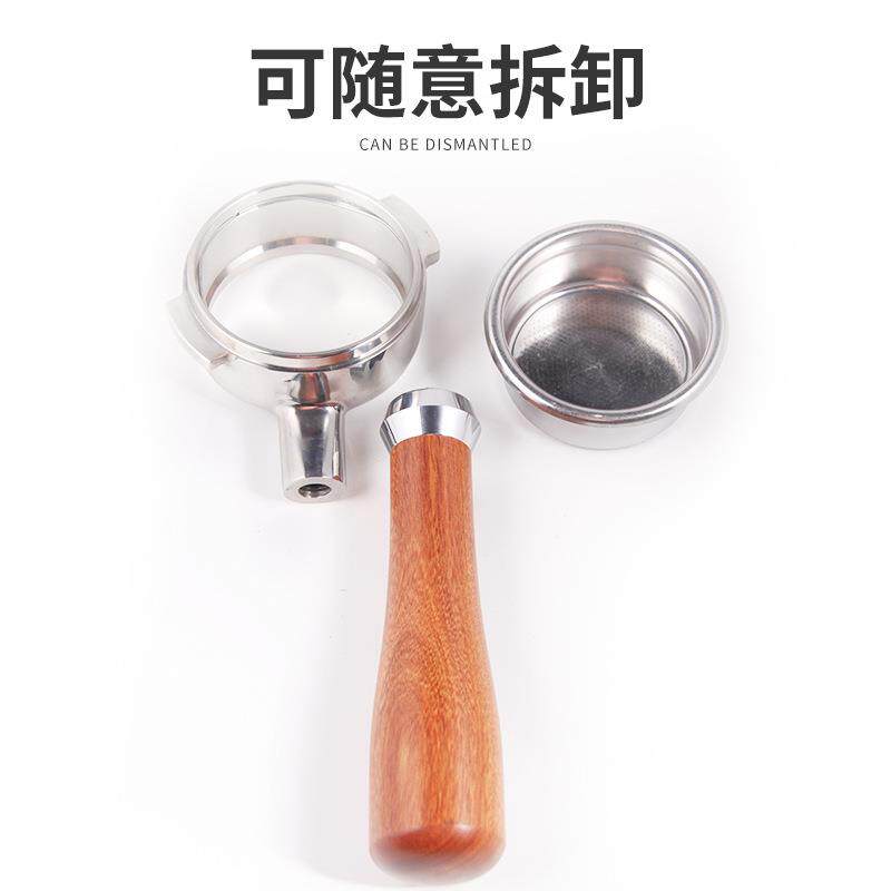 诺瓦无底咖啡机把手 半自动咖啡机配件Nuova粉碗爱宝E61配套器具