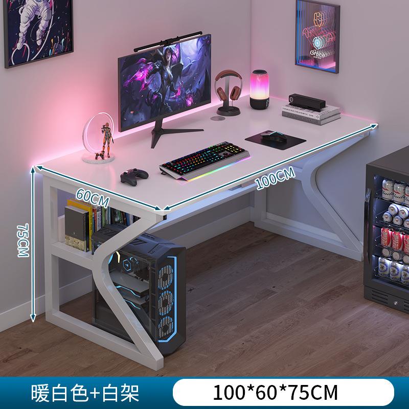 创意电脑桌台式家用简约经济型现代单人钢木办公桌简易学习桌书桌