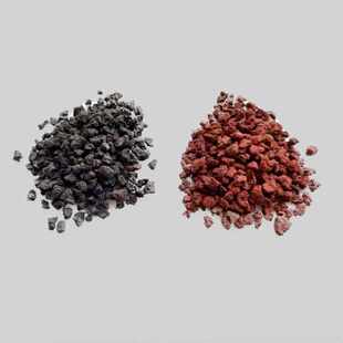 烧烤用煅烧火山石 防炸火炉火山球颗粒厂家直供墙体装饰火山岩石