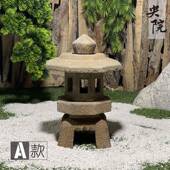 石灯笼青石仿古小石灯日式 庭院搭配刻曲阳石复古景观园林高颜值