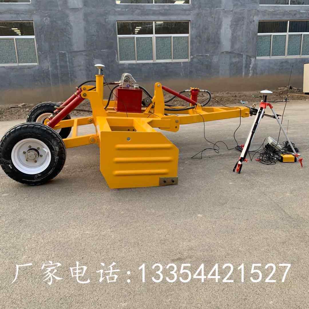 可以伸缩的整地机能调坡度机器 农用激光平地机 民用卫星平地机