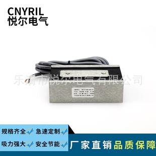 190KG长方形吸盘电磁铁 31起重电磁铁 DC12V24V电吸盘 F100