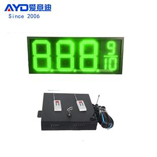 加油站LED油价牌 LED油价屏18寸8.889 户外数字屏出口内布拉斯加