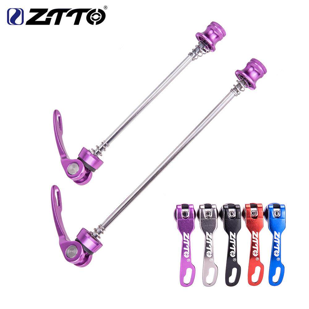 ZTTO山地车花鼓快拆轴公路车快拆杆铝合金不锈钢花鼓轴心固定快拆