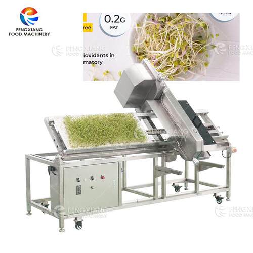 凤翔直销芽苗菜切根机豆芽豆苗去根黄豆苗绿豆苗可调切根机