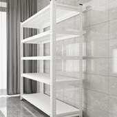 超市展示架仓库货架仓储铁架子角钢家用储物置物架多功能自由组合