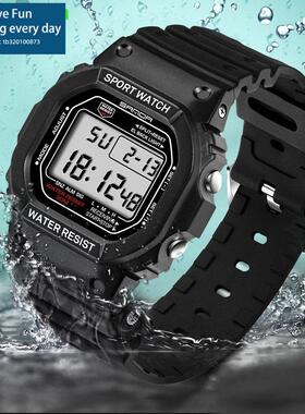 Men's SANDA LED Digital Watch Men 2019 Sport Wrist watch