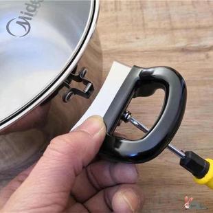 2祇耐高温锅耳防烫单孔双孔通用胶木锅耳朵蒸锅汤锅把手柄配件子