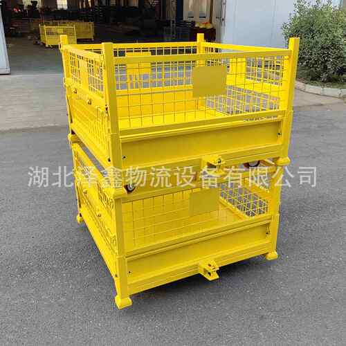 厂家直供网格可折叠立体库周转箱可定铁皮布匹长条货物周转网箱