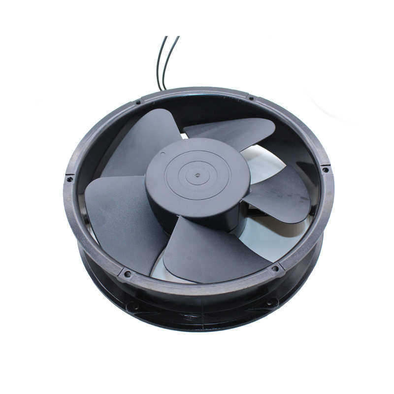 22060风扇220V交流机柜散热风机220V 圆形22厘米轴流双滚珠抽风机