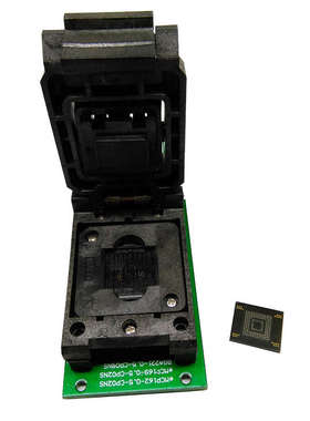 厂家手机字库烧录座短接口转SD eMMC169FBGA153测试座烧录座