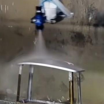 热门厂家定 制全自动高效率摩托车零部件喷漆流水线|节省人工成本