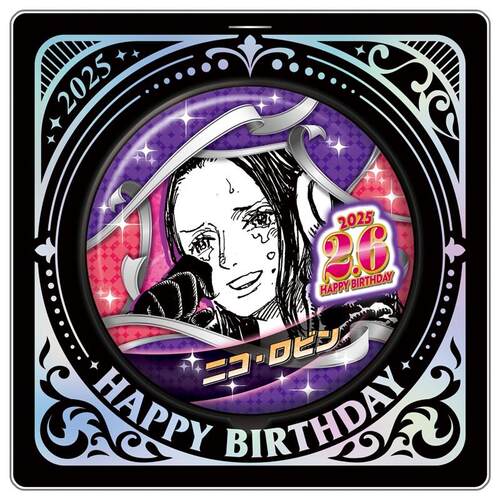 hobbybox jcs限定 海贼王 罗宾 2025生日吧唧 立牌 现货