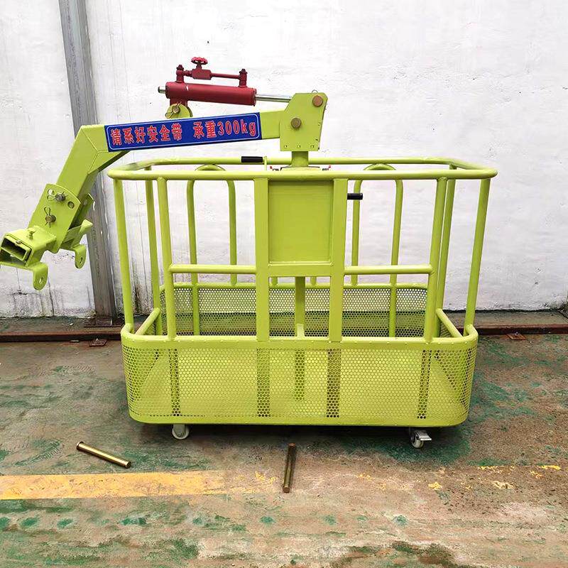 建筑施外墙施工高作业吊吊AQI篮旋转自动平衡空车1.2米吊车吊工篮
