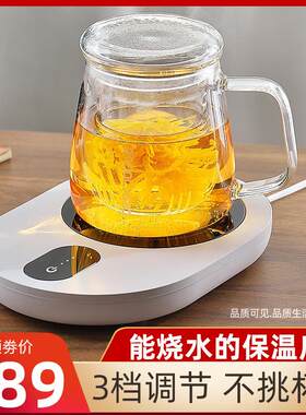 加热杯垫 保温底座可烧水100℃茶壶垫热牛奶恒温保温加热底可调温