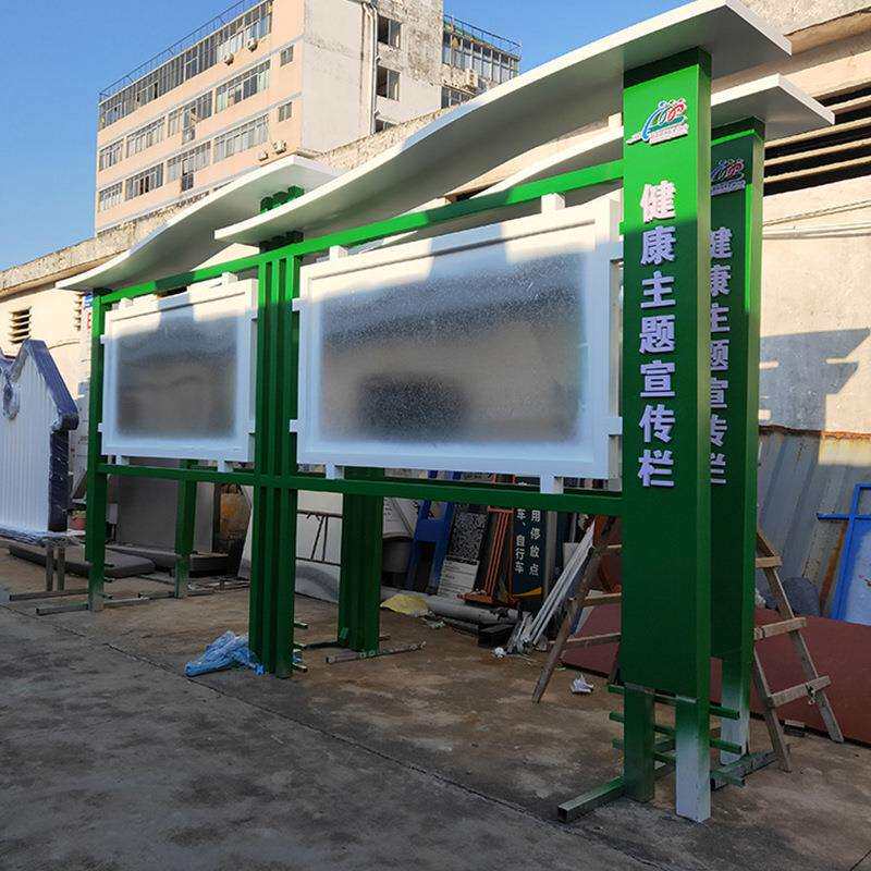 候车亭仿古公交站台厂家智能电子站台太阳能城市乡镇广告灯箱厂家