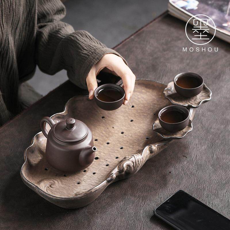 厂家直销储水式紫砂茶盘干泡茶台茶具家用茶台简约干泡茶盘托盘