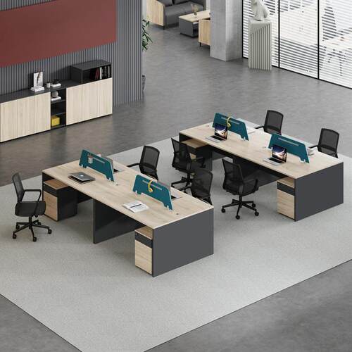 脑办公桌椅组合屏工位工职员桌员桌简约现HH-MZ315代办公家具卡座