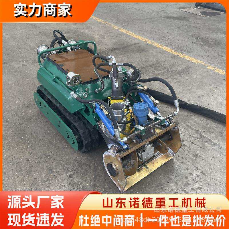 市政污水处理系统清淤机器人 可视监测 履带式液压潜水下排污车