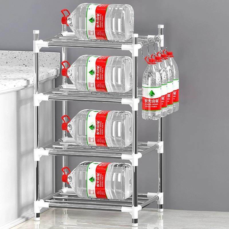 不锈钢脸盆架宿舍落地多层架卫生间置物架浴室转角洗脸盆收纳架子