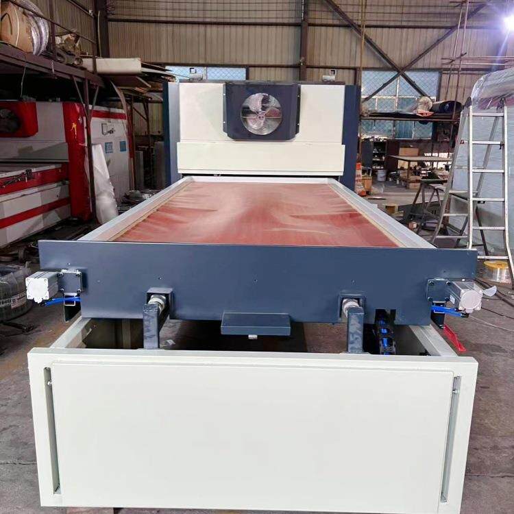 正负压衣柜门PVC膜热转印真空覆膜机数控PLC异形工件相框吸塑机