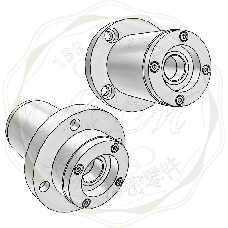 BJB02 双轴承座组件外圈固定嵌入引导式法兰型BJB01 GBGY GBGYB