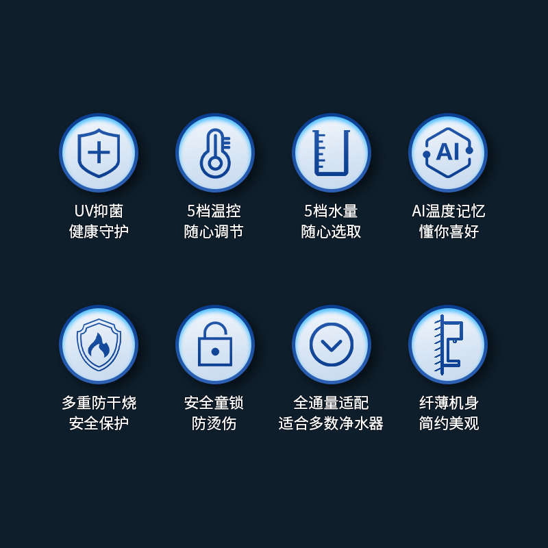 TASOR管线机速热壁挂式家用无胆即热式饮水机直饮机UV紫外线杀菌