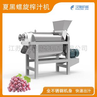 工业全自动电动不锈钢工业螺旋榨汁机商用果蔬榨汁机夏黑苹果榨汁
