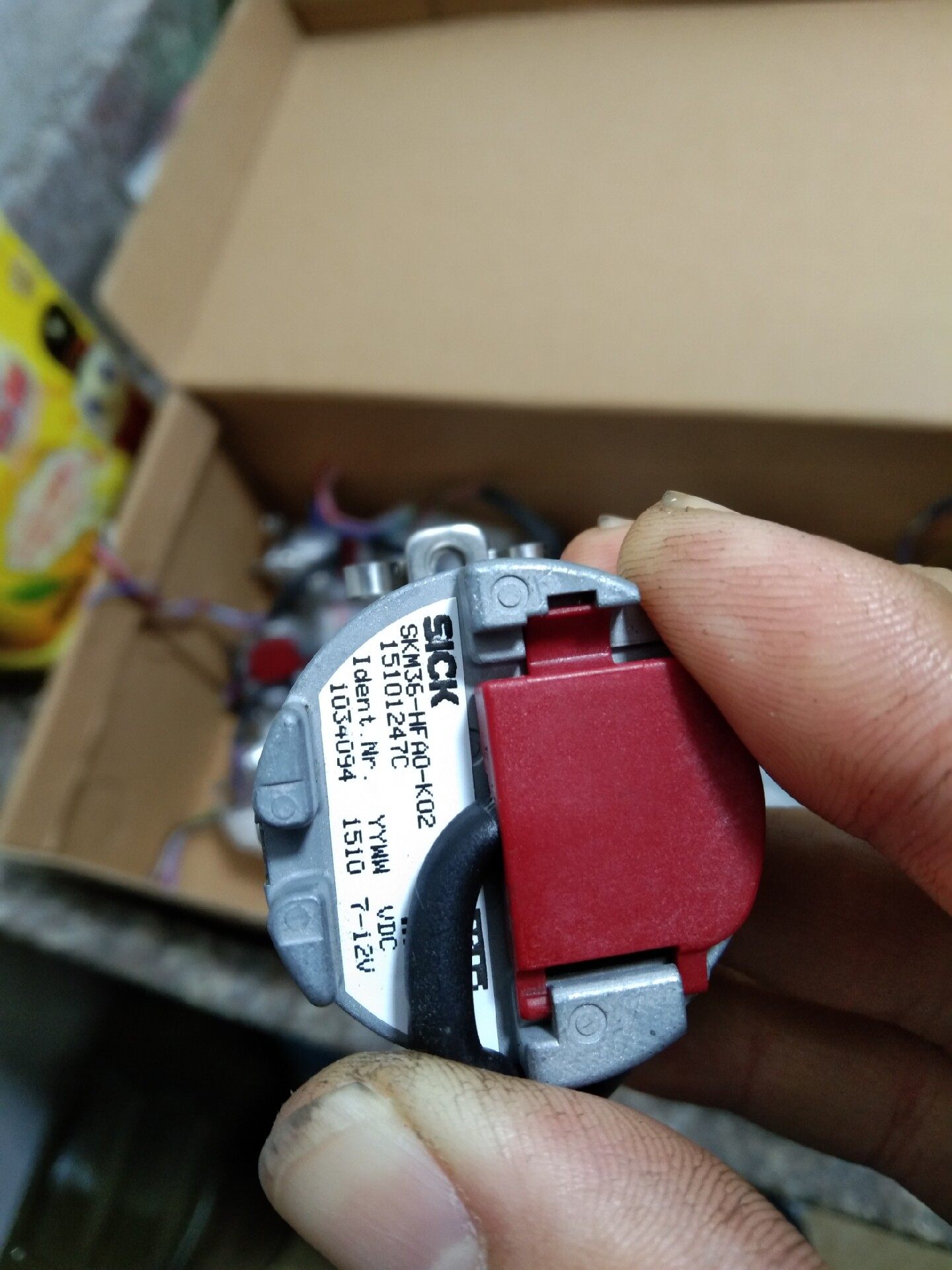 西克编码器SKM36一HFAO一K02功能正常二手拆机，包好