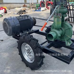 柴油款六寸八寸抽水泵 农田浇地灌溉水泵 电机款300高压泵