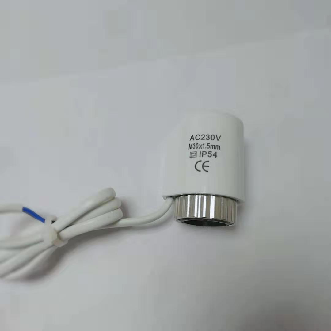 恩祥阀门温控阀水暖地暖温控器恒温电热执行器常闭型分水器组成