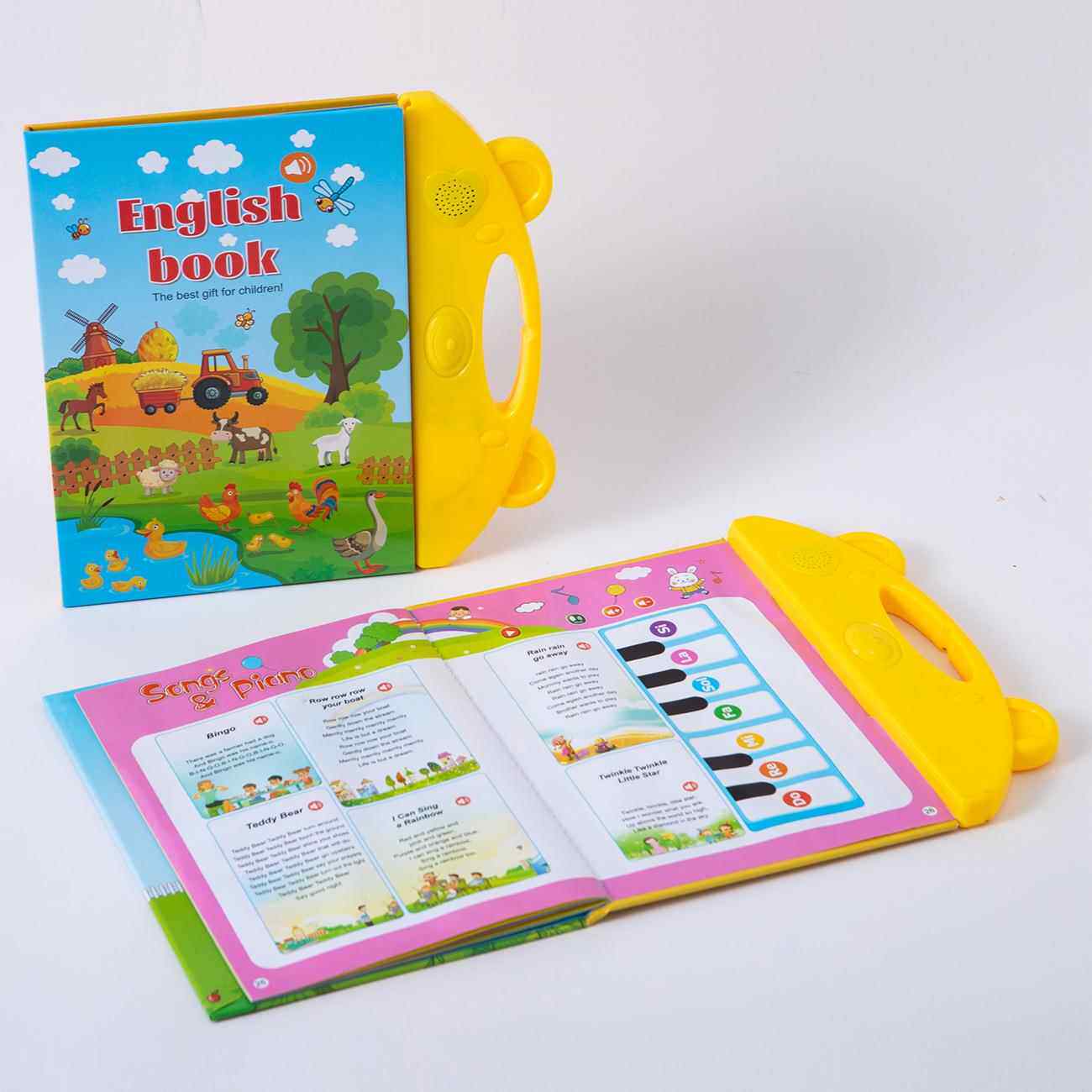 幼儿童点读书有声读物早教机中英文发声书小孩益智拼音启蒙玩具机