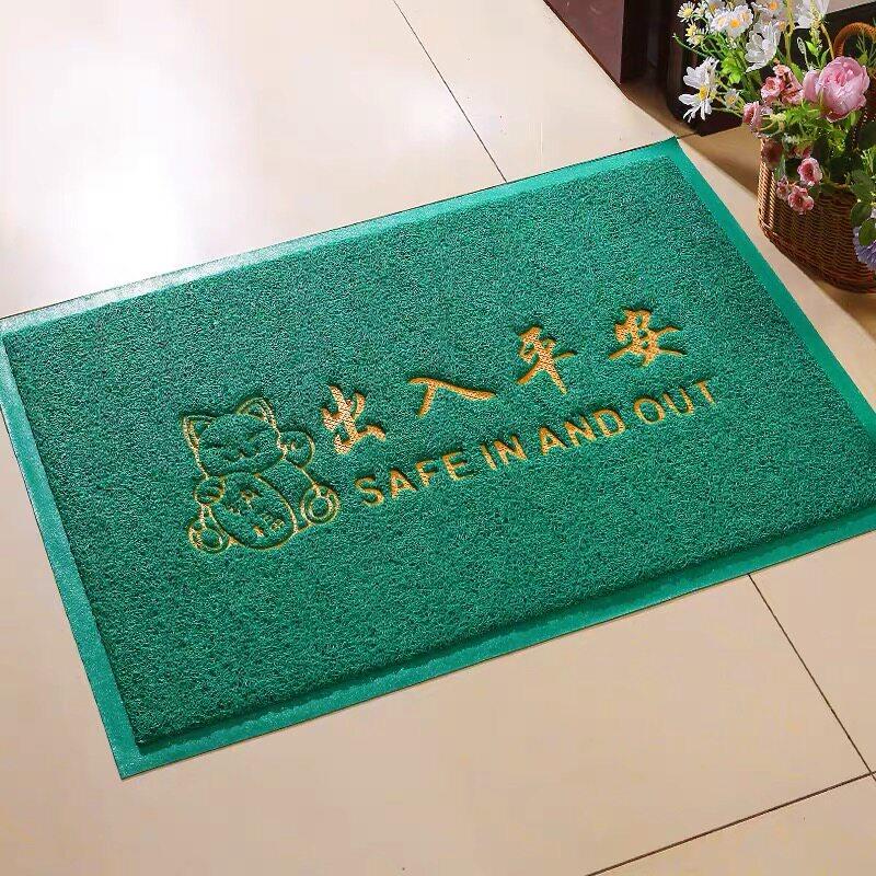绿色门口地垫蓝色入户门垫灰色耐脏易清洗进门垫户外除尘刮泥蹭土