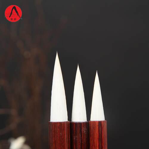 正品毛笔狼笔毫兼羊毫大中小楷善琏湖宣笔书法文房毫宝套装包四邮