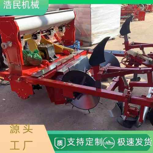 拖拉机带起垄覆膜机单垄双垄施肥起垄覆膜机可加滴灌打药覆膜