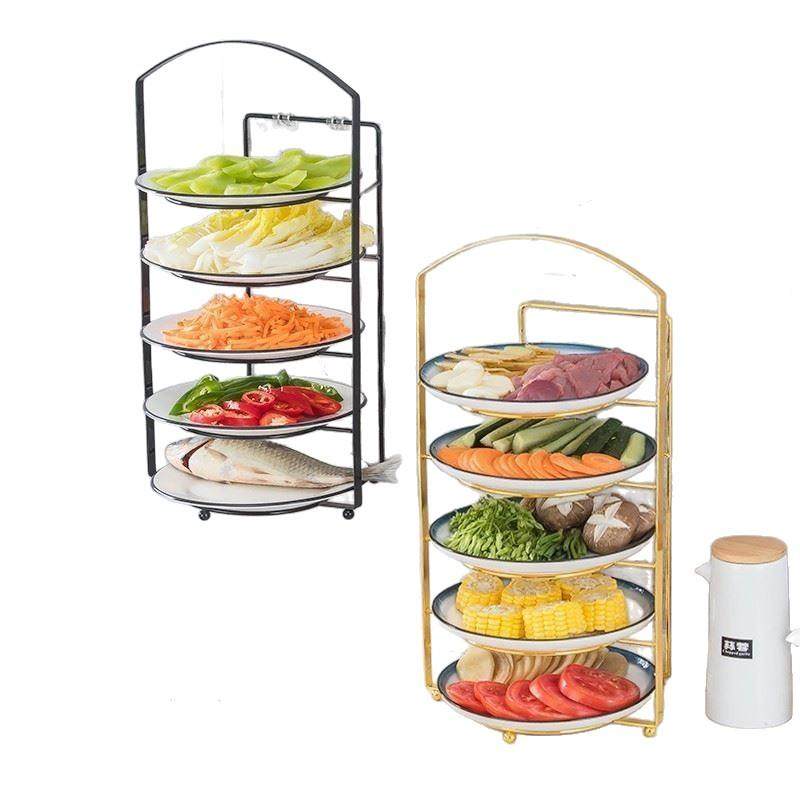 厨房备菜置物架手提台面多层菜盘收纳架蔬菜家用壁挂火锅盘架子,厨房/烹饪用具,抹布架/厨房清洁收纳架,淘宝优惠券,粉丝福利购,淘宝优惠卷