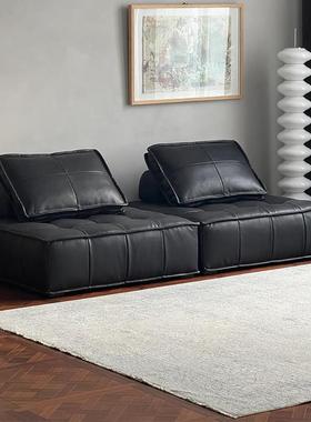 my皮蒙特2沙位发无扶埃手客厅205年新款小户型单人BYSF—Pi豆腐块