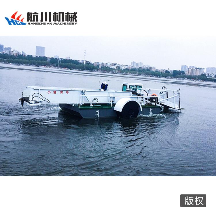 新型蓝藻打捞船水电站垃圾清洁船水草收割船航川船舶