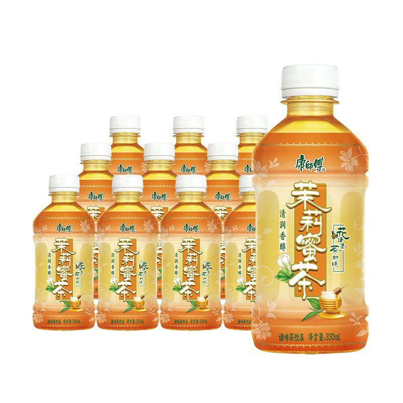 【6瓶新日期包邮】康师傅冰红茶330ml酸梅汤雪梨绿茶饮料小瓶装yb