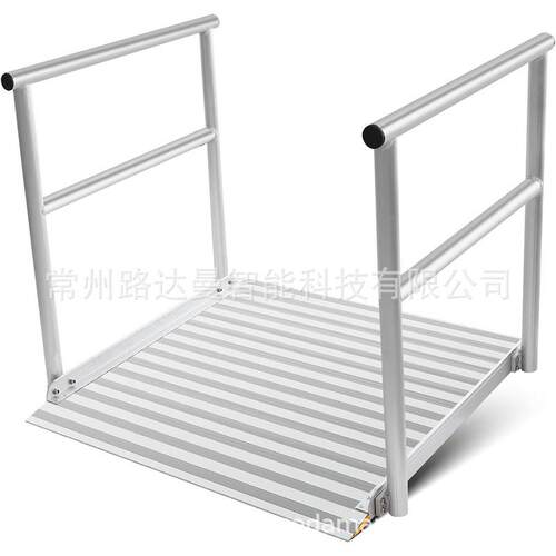 铝合金扶手坡道板无障碍轮椅移动上下楼梯平板推车台阶斜坡通道板