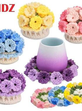 LMDZ Crochet Kit for Beginners Adults Flower Kits Coasters