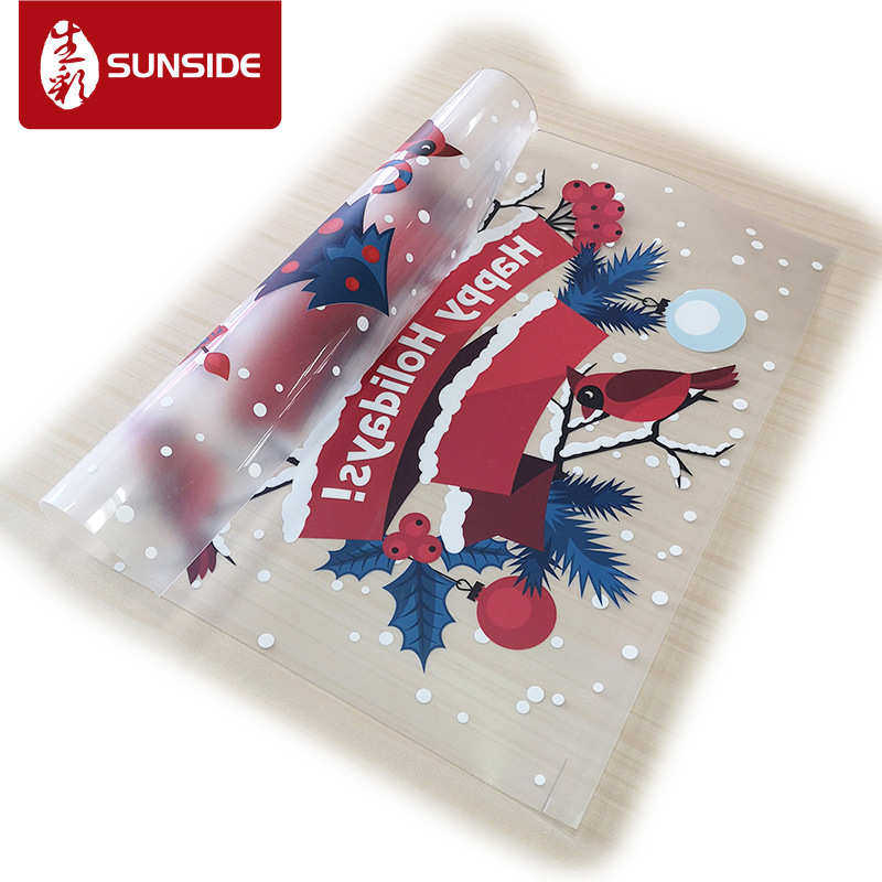 深圳UV喷绘厂家打印超透磨砂贴 圣诞新年橱窗玻璃贴 可定制尺寸,节庆用品/礼品,圣诞装饰品,淘宝优惠券,粉丝福利购,淘宝优惠卷