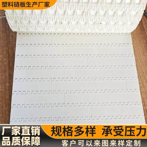 塑料炼板输送带厂家定制耐高温网带传送带食品级PP塑料炼板传送带