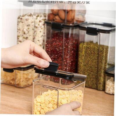 Kitchen grains sealed jar透明food moisture-proof storage box