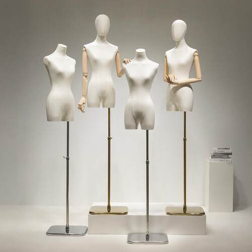 韩版锁骨模特道具小胸人偶服装店橱窗专用人体女装展示架半身假人