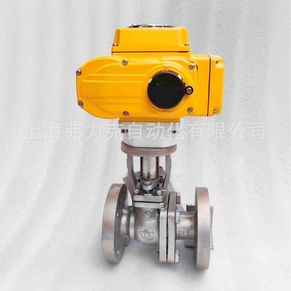 电动衬氟球阀铸钢不锈钢高平台防爆调节型酸碱盐Q941F46-16CDN50