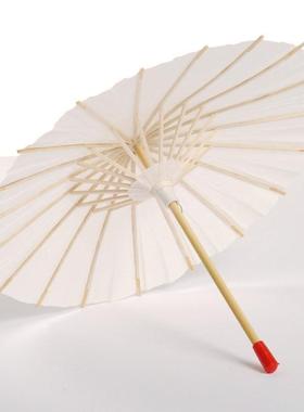 纸伞创意摄影白色工艺油伞diy手绘道具 古典装饰伞吊顶表演舞凌之