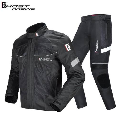 GHOST RACING机车骑行服男骑士赛车夹克保暖防摔机车服四季上衣