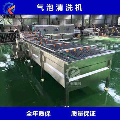 商用高压喷淋式气泡清洗机多功能果蔬清洗机枸杞连续式清洗机