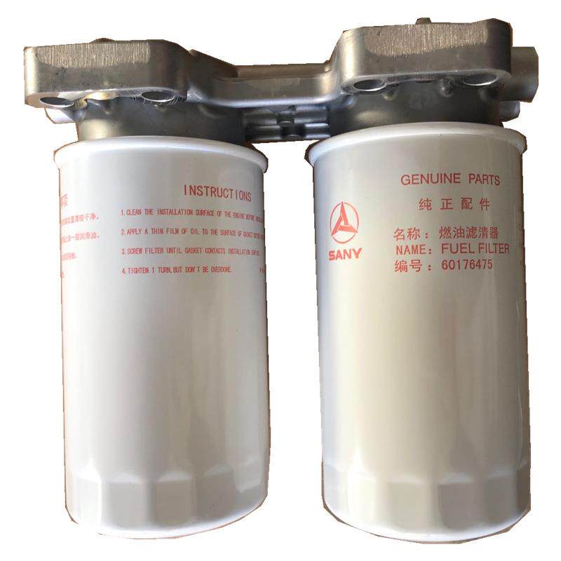 三一SY245H挖掘机柴油滤芯座60214347 60214346 60176475原厂配件
